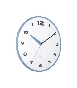 Wandklok Brisk Dome - Klassiek blauw - Ø40cm