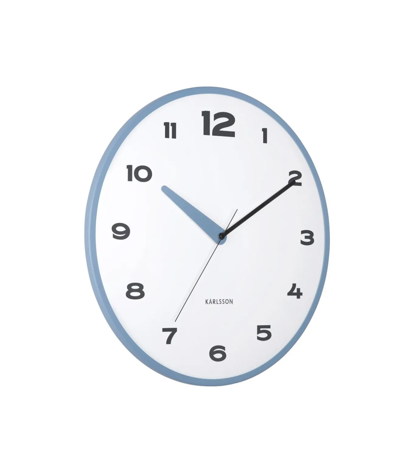 Wandklok Brisk Dome - Klassiek blauw - Ø40cm