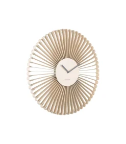 Wandklok Cascara - Wit - 50x50x50cm