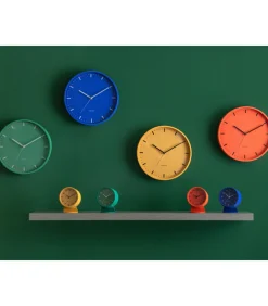 Wandklok Cool Retro - Groen - 30x30x30cm