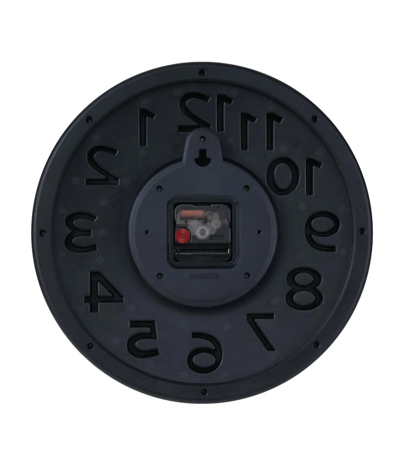 Wandklok Elevated Classic Numbers - Dark mauve - 5x33.5x33.5cm