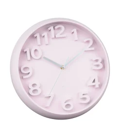 Wandklok Elevated Classic Numbers - Zachtroze - 5x33.5x33.5cm