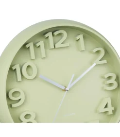 Wandklok Elevated Classic Numbers - Theegroen - 5x33.5x33.5cm