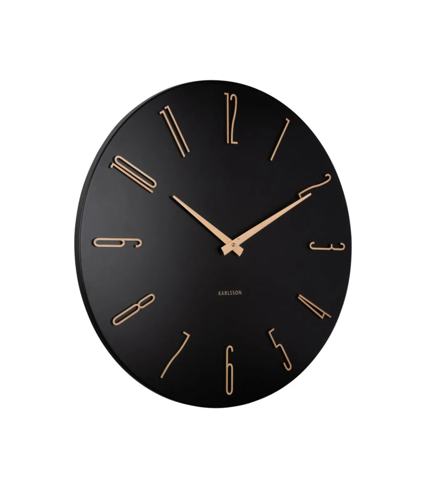 Wandklok Esmerado Large - Zwart - 60x60x60cm