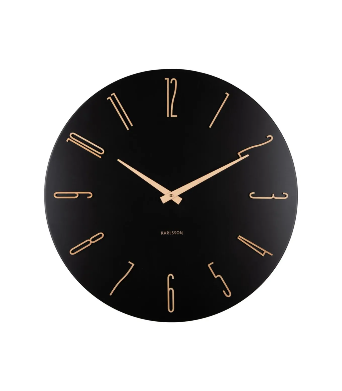 Wandklok Esmerado Large - Zwart - 60x60x60cm