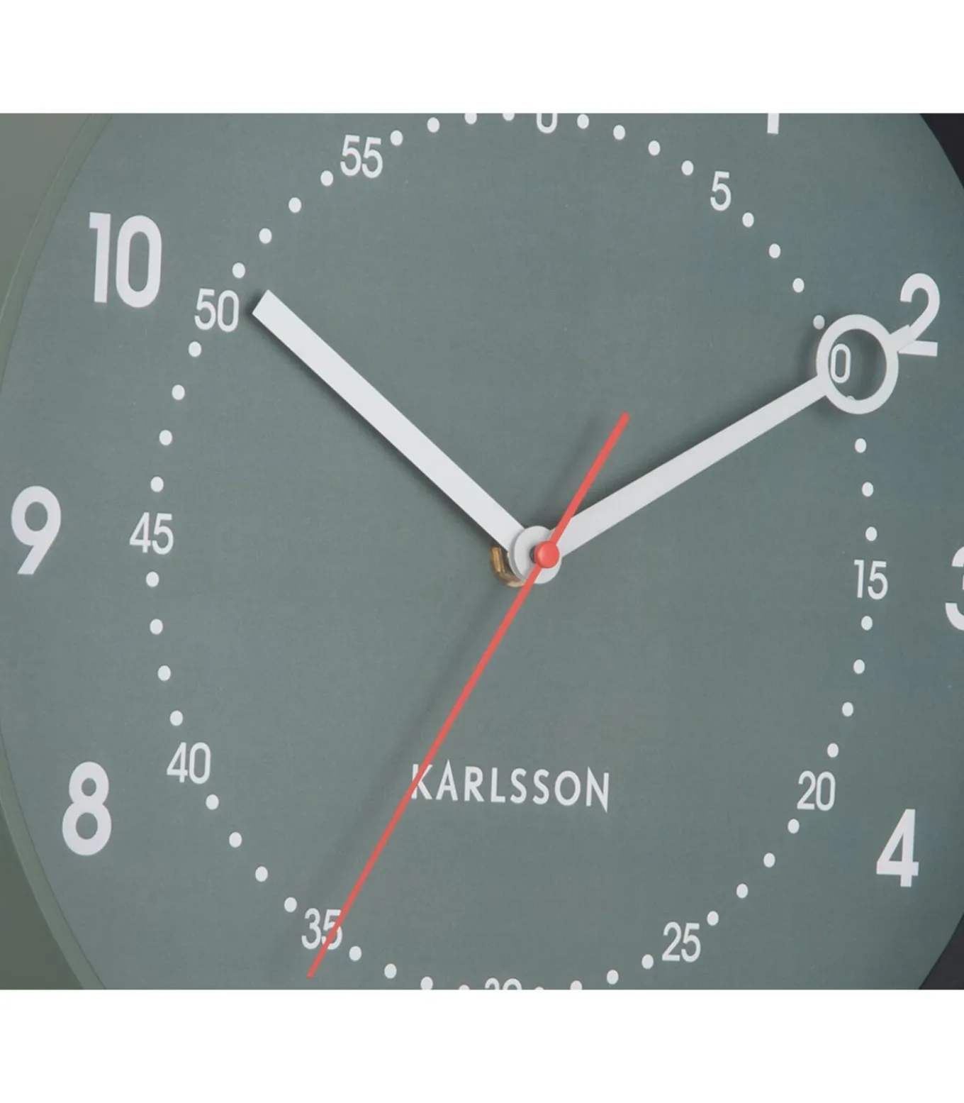 Wandklok Fresco - Groen - 31.5x31.5x31.5cm