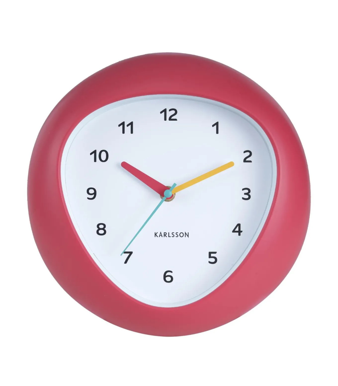 Wandklok Funky Vibes - Scarlet rood - 4.4x25.5x25.5cm