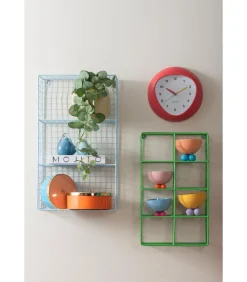 Wandklok Funky Vibes - Scarlet rood - 4.4x25.5x25.5cm