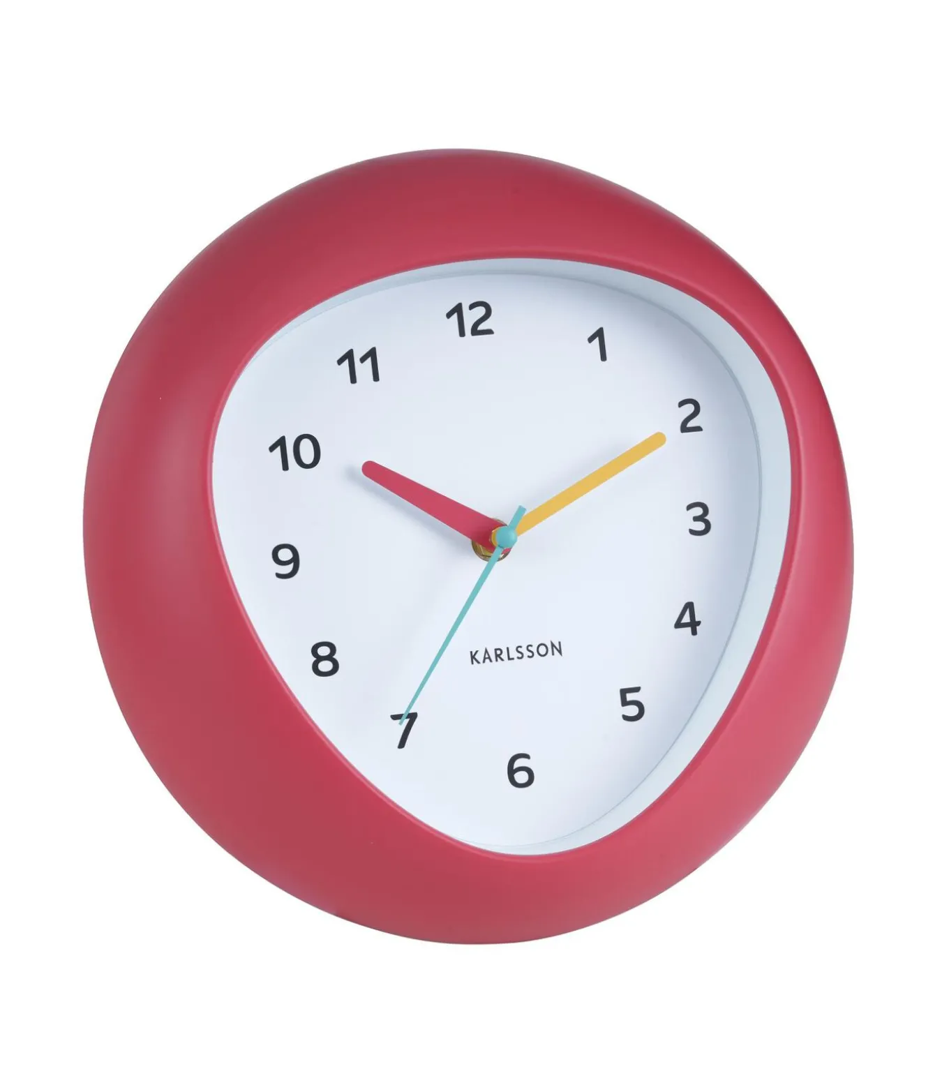 Wandklok Funky Vibes - Scarlet rood - 4.4x25.5x25.5cm