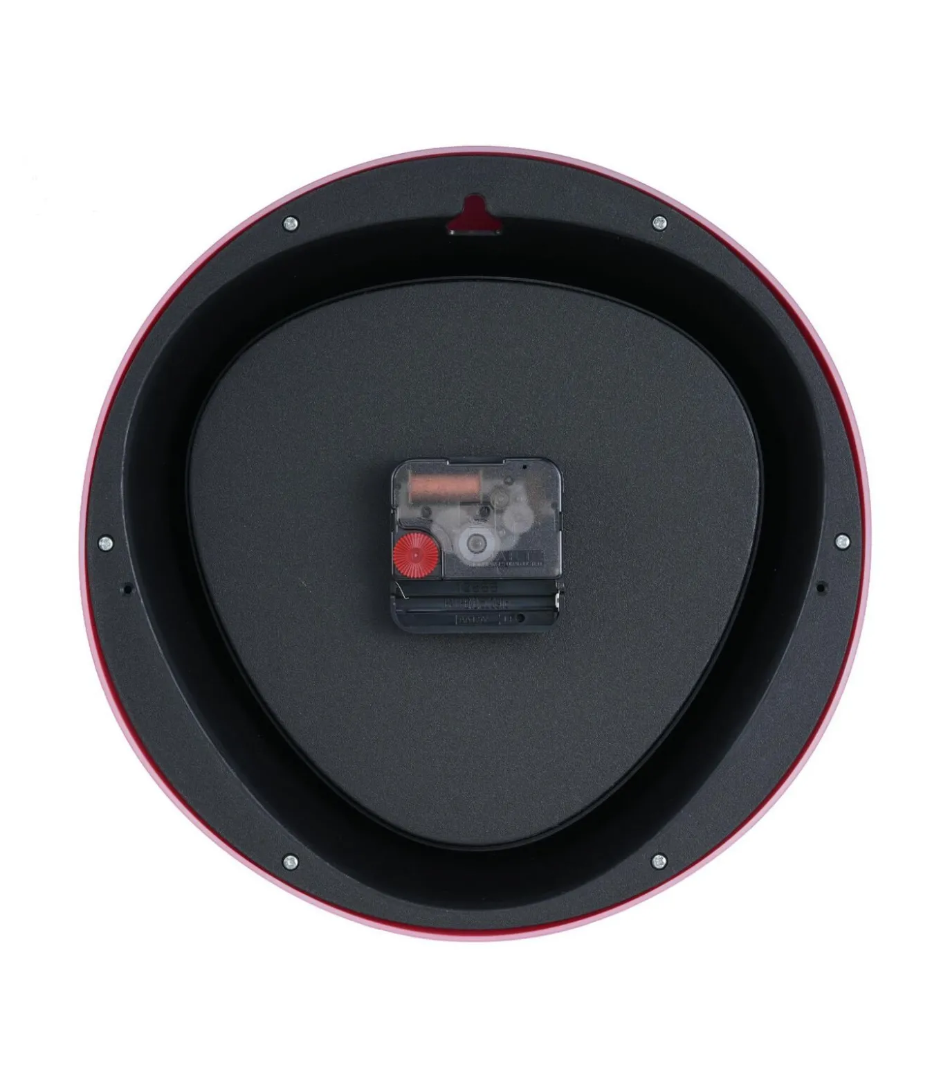 Wandklok Funky Vibes - Scarlet rood - 4.4x25.5x25.5cm