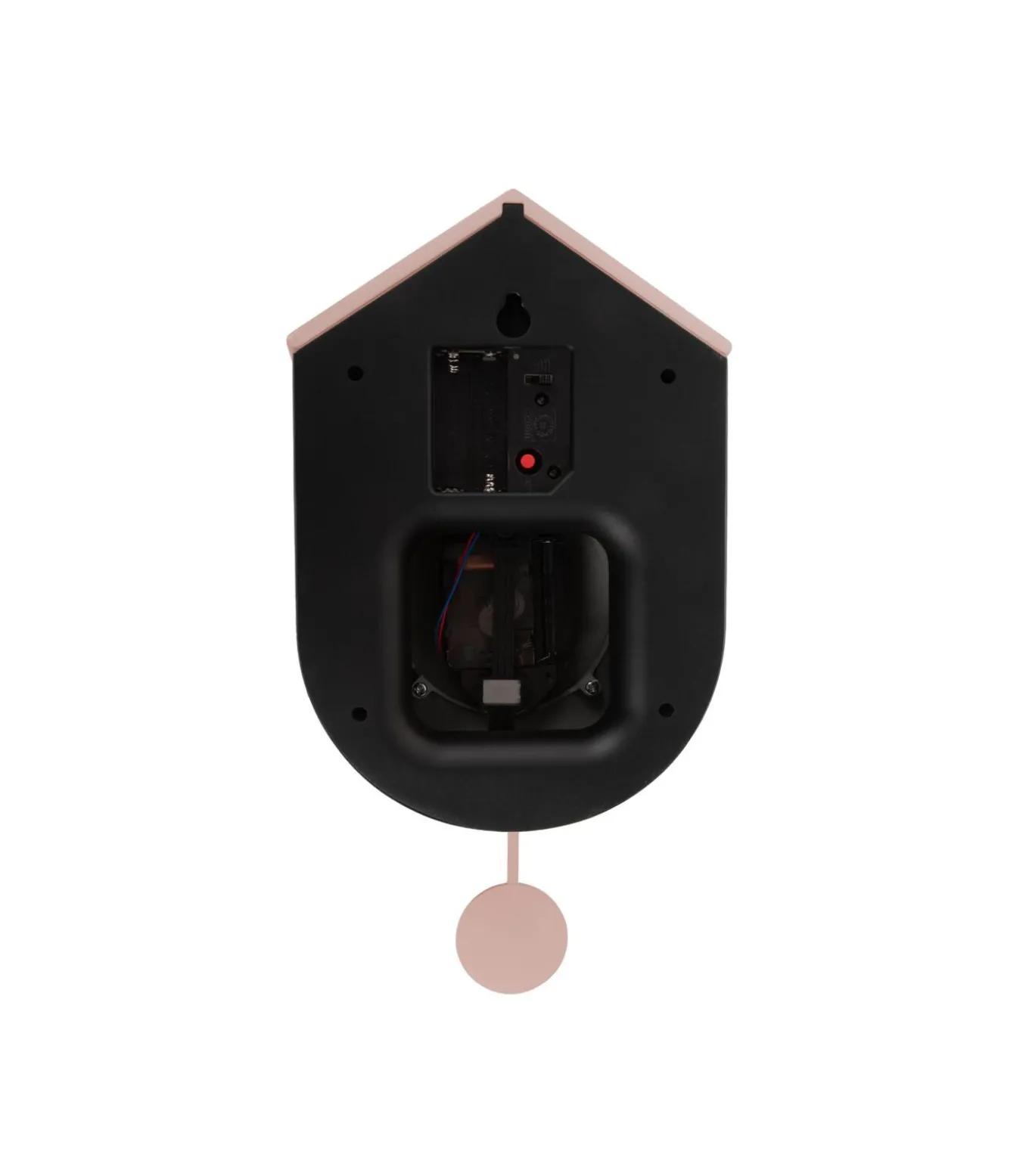 Wandklok Grato Cuckoo - Lichtroze - 9.2x17.5x33.2cm