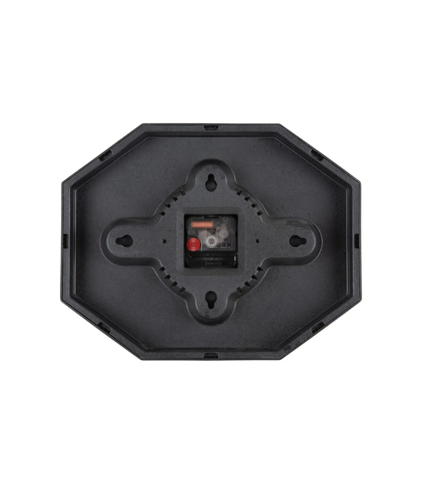 Wandklok Modern Factory Octagon - Geel - 32x32x26cm