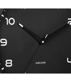 Wandklok Orgullo - Mat zwart - Ø40cm