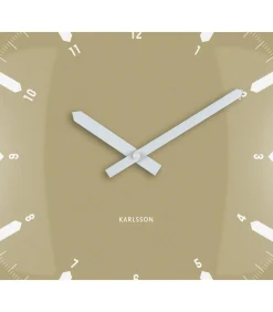 Wandklok Realista Dome - Groen - 35x35x35cm