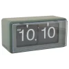 Wandklok Retro Boxed Flip - Jungle groen - 20x10x10cm