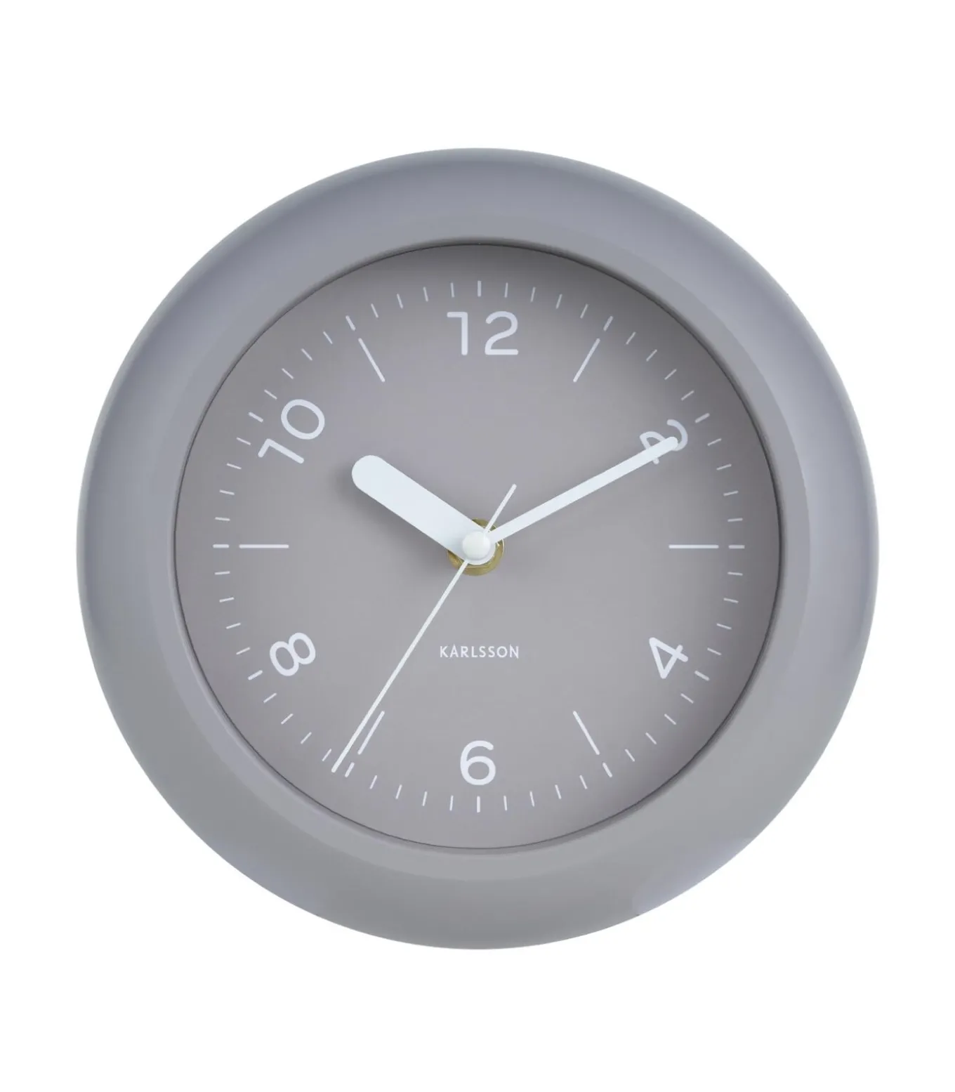Wandklok Slope - Warmgrijs - Ø20cm