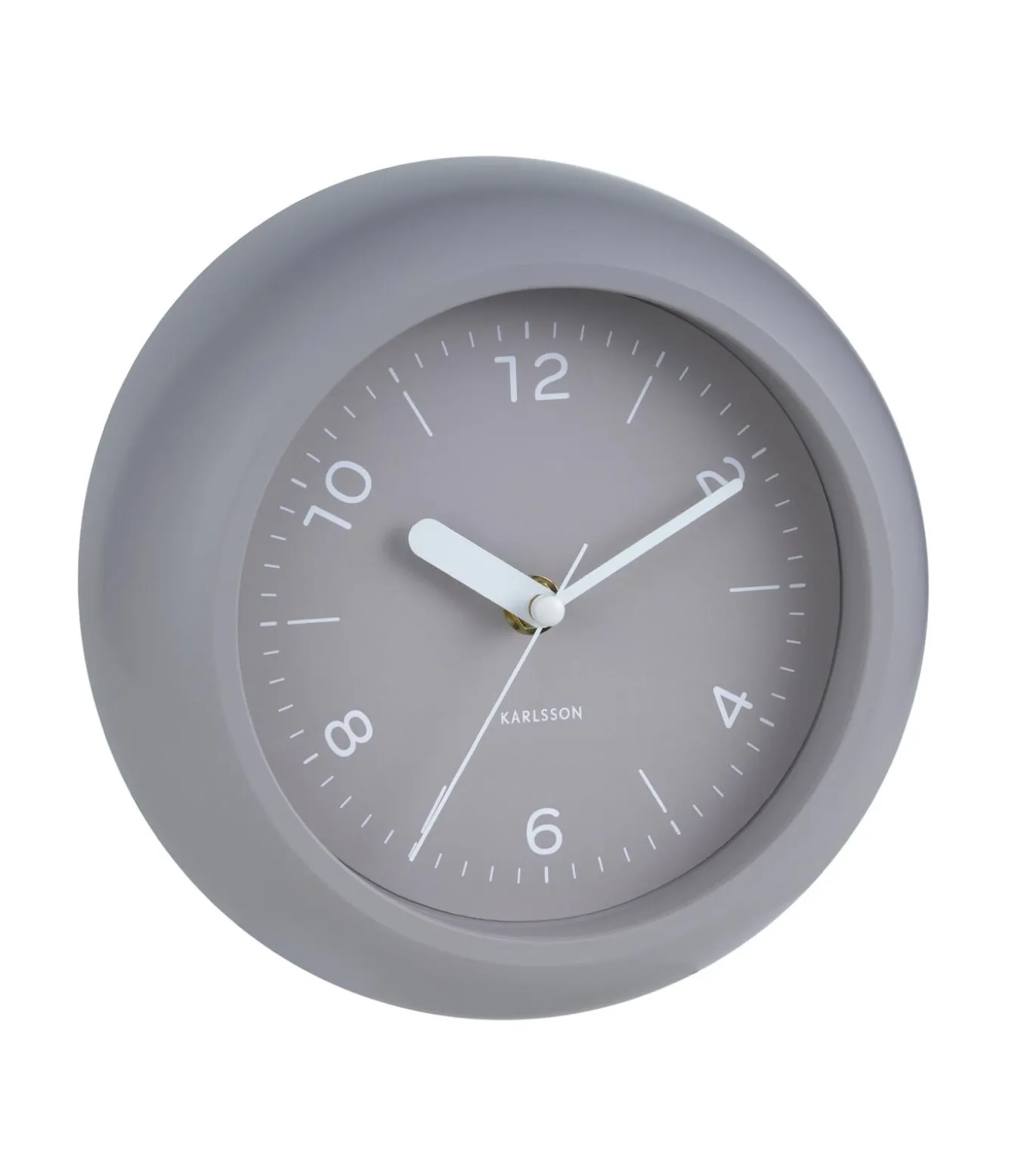 Wandklok Slope - Warmgrijs - Ø20cm