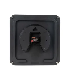 Wandklok Sucinto Dome Square - Zwart - 35x35x35cm