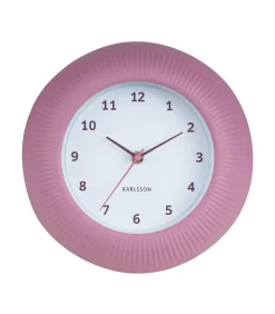 Wandklok Tender Rib - Warmroze - Ø25cm