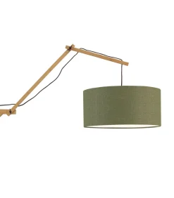 Wandlamp Andes - Bamboe/Groen - 95x47x55cm