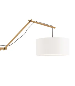 Wandlamp Andes - Bamboe/Wit - 95x47x55cm