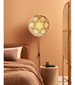 Wandlamp Andros - Naturel/Wit - Ø45cm