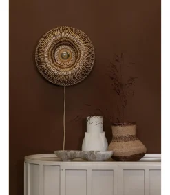 Wandlamp Barbados - Naturel - Ø35cm