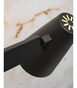 Wandlamp Biarritz - Zwart - 89x12x25cm