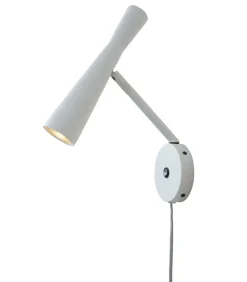 Wandlamp Bordeaux - Wit - 10.5x26x34.5cm