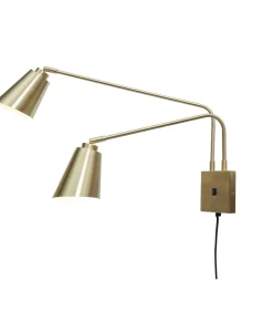 Wandlamp Bremen - Goud - 130x60x49cm - 2L