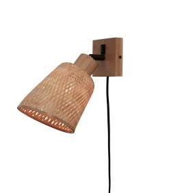Wandlamp Java - Bamboe - Ø15cm