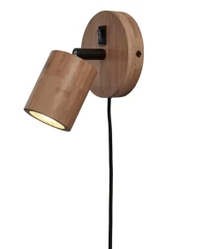Wandlamp Java - Bamboe - Ø12cm