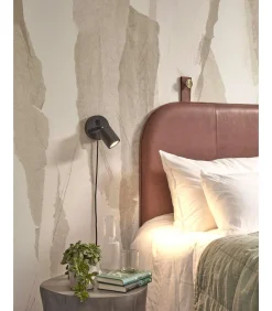 Wandlamp Java - Bamboe Zwart - Ø12cm