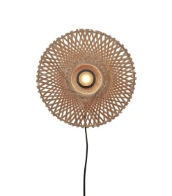 Wandlamp Kalimantan - Bamboe - Ø30cm