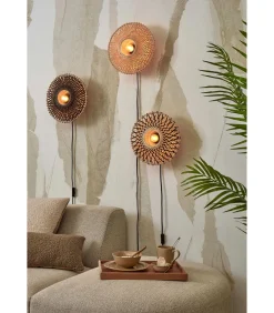 Wandlamp Kalimantan - Bamboe - Ø30cm