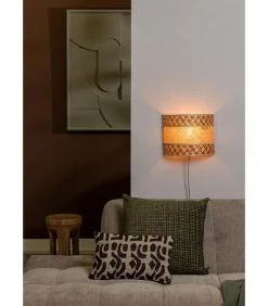 Wandlamp Langkawi - Naturel - Ø32cm