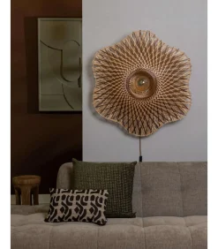 Wandlamp Madura - Naturel - Ø87cm