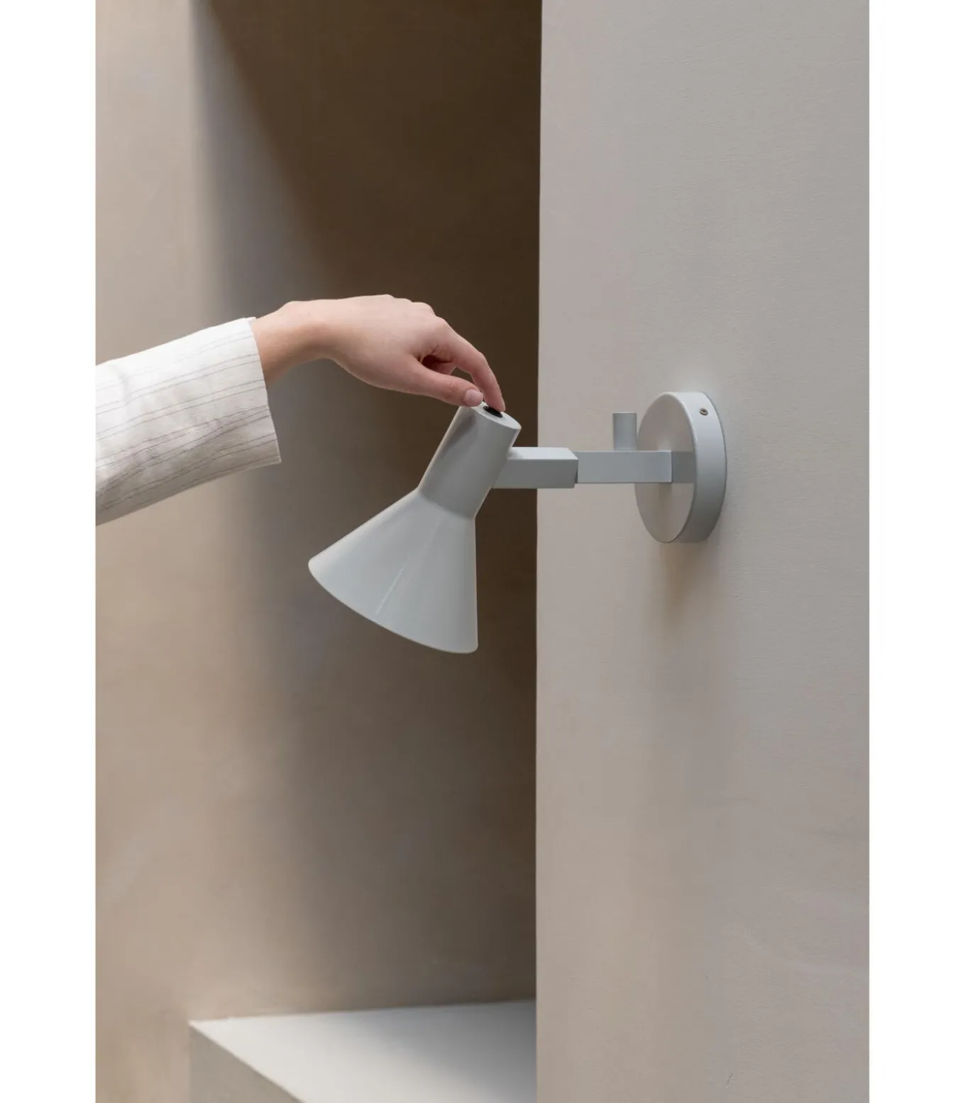 Wandlamp Stavanger - Grijs - 31x15x20cm