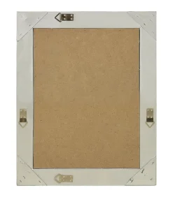 Wandspiegel barok stijl 50x60 cm zilverkleurig