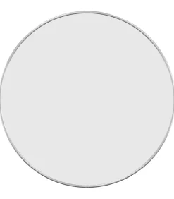 Wandspiegel rond Ø50 cm zilverkleurig