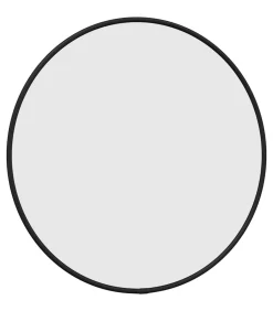 Wandspiegel rond Ø40 cm zwart