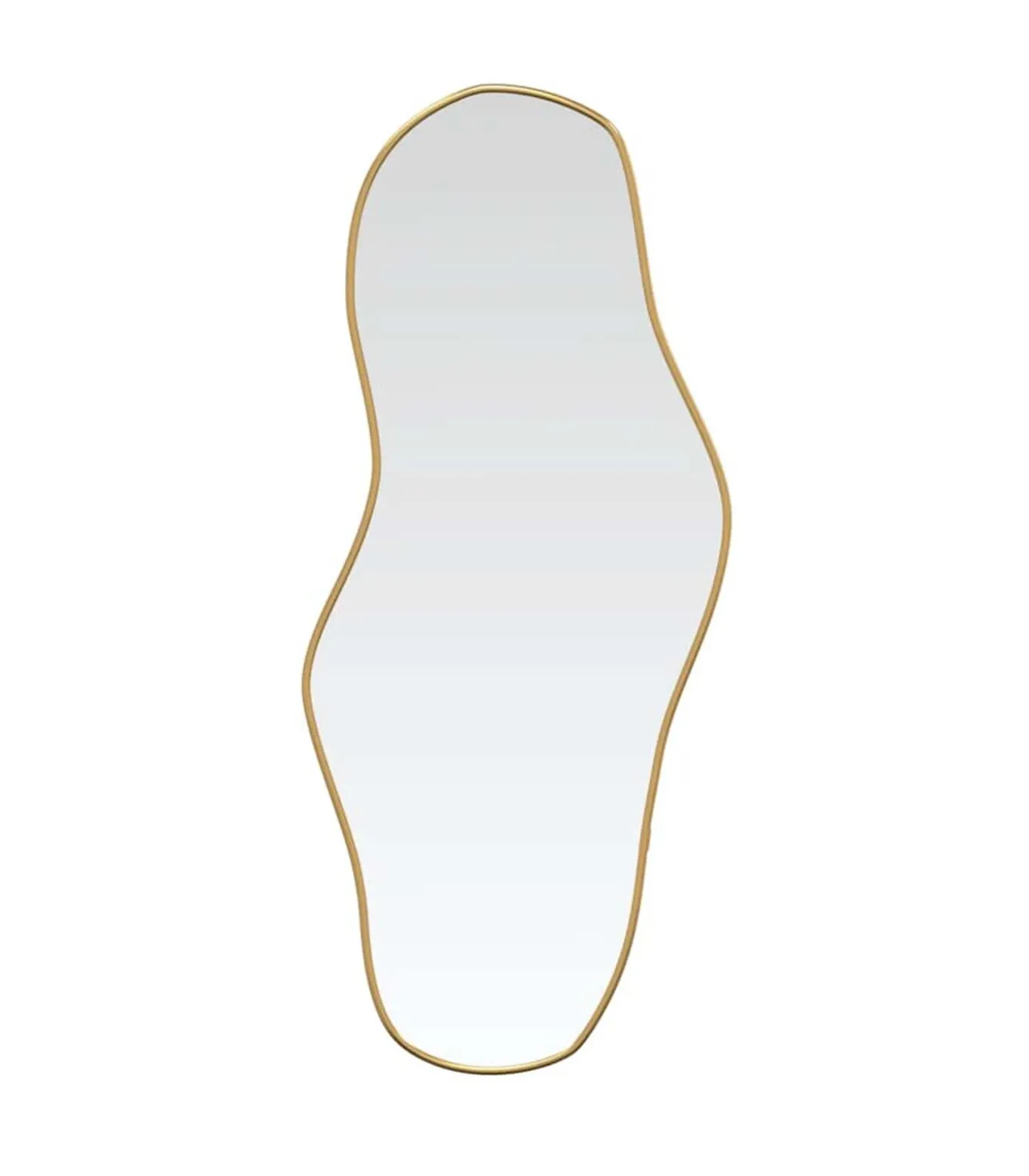 Wandspiegel 90x40 cm goudkleurig