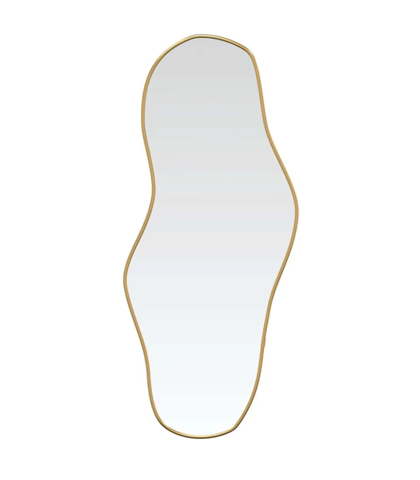 Wandspiegel 90x40 cm goudkleurig