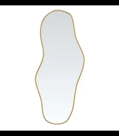 Wandspiegel 60x25 cm goudkleurig