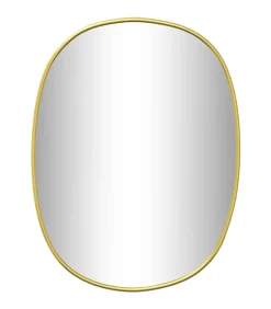 Wandspiegel 30x25 cm goudkleurig