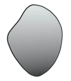 Wandspiegel 60x50 cm zwart