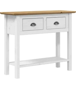 Wandtafel BODO 91x35x74 cm massief grenenhout bruin