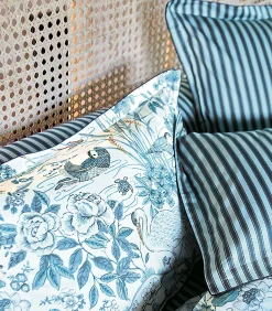 WATER GARDEN Bleu - Laken Satijn katoen