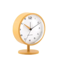 Wekker Brisk Dome - Okergeel - 6.5x11x13.8cm