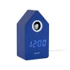 Wekker Cuckoo Led - Blauw - 9x9x15.8cm